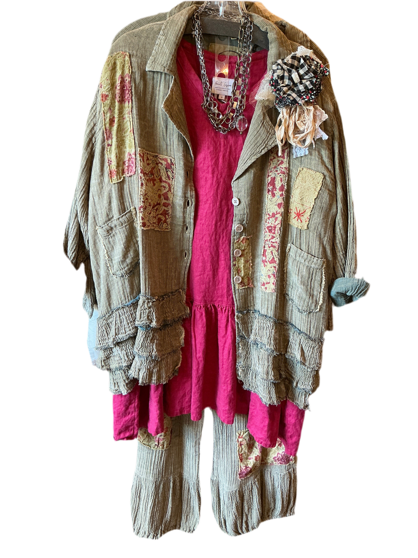 Vintage style pinstripe jacket