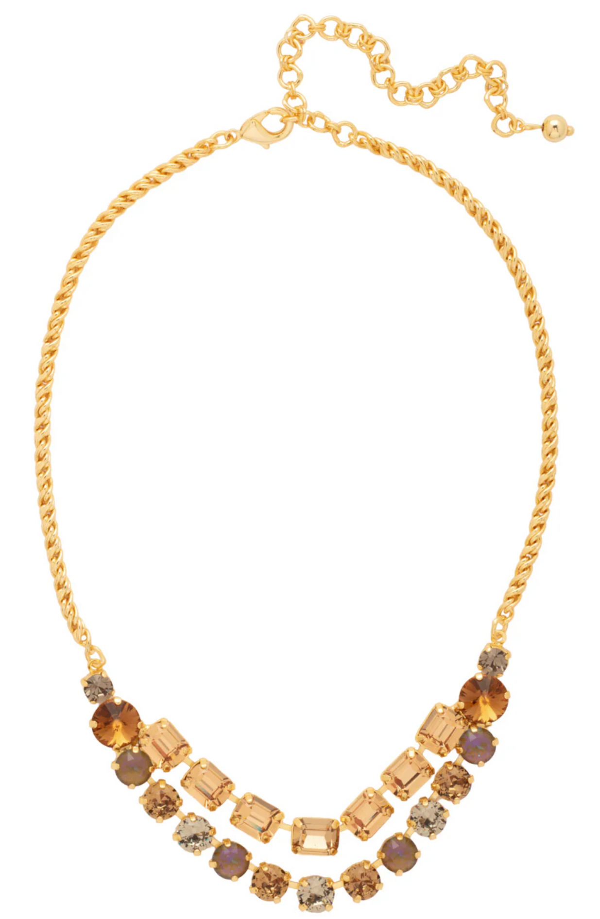 Honey Bourbon Tennis Necklace