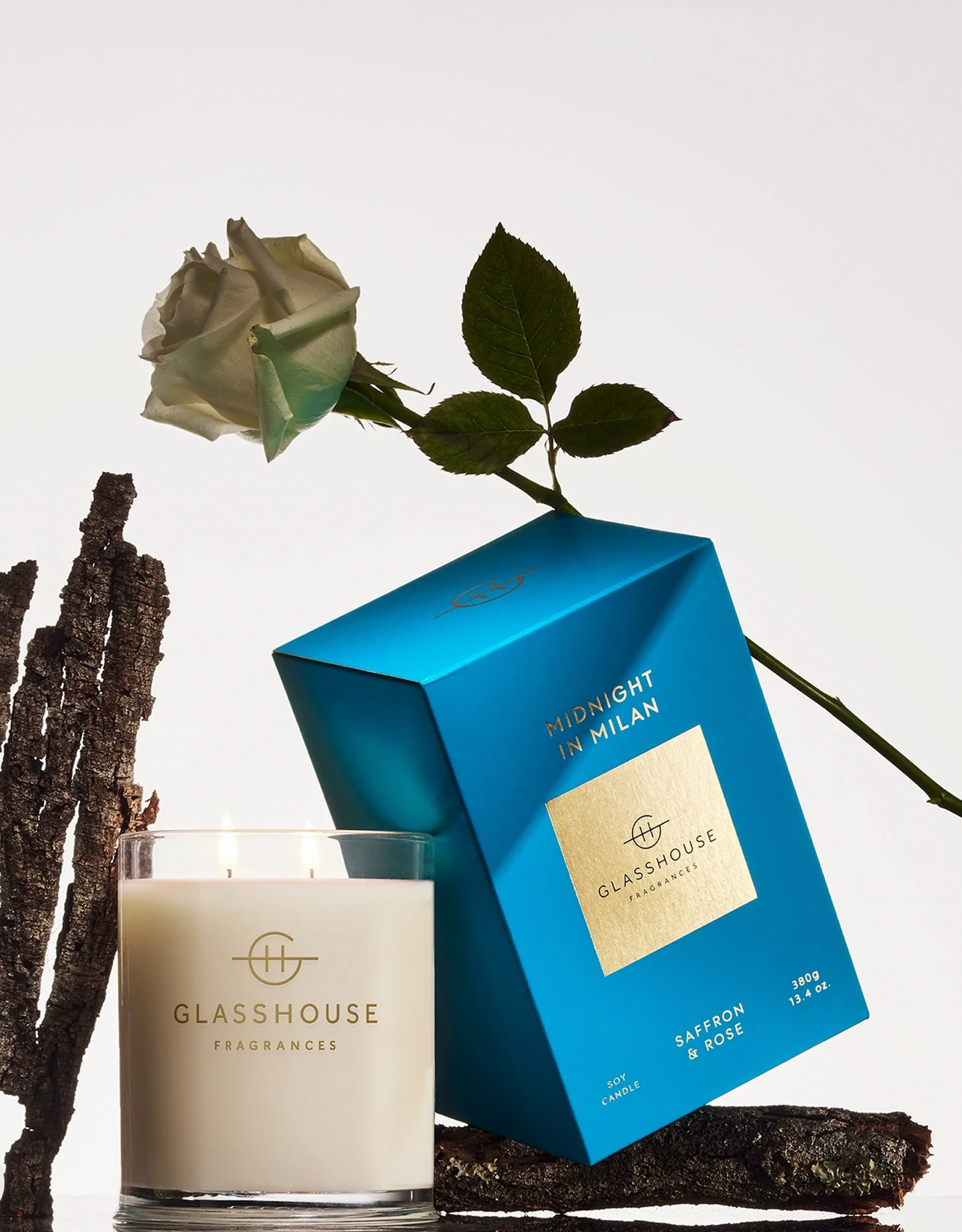 GLASSHOUSE Midnight in Milan Candle 13.4 oz