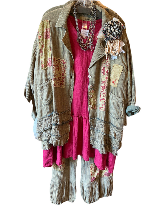 Vintage style pinstripe jacket