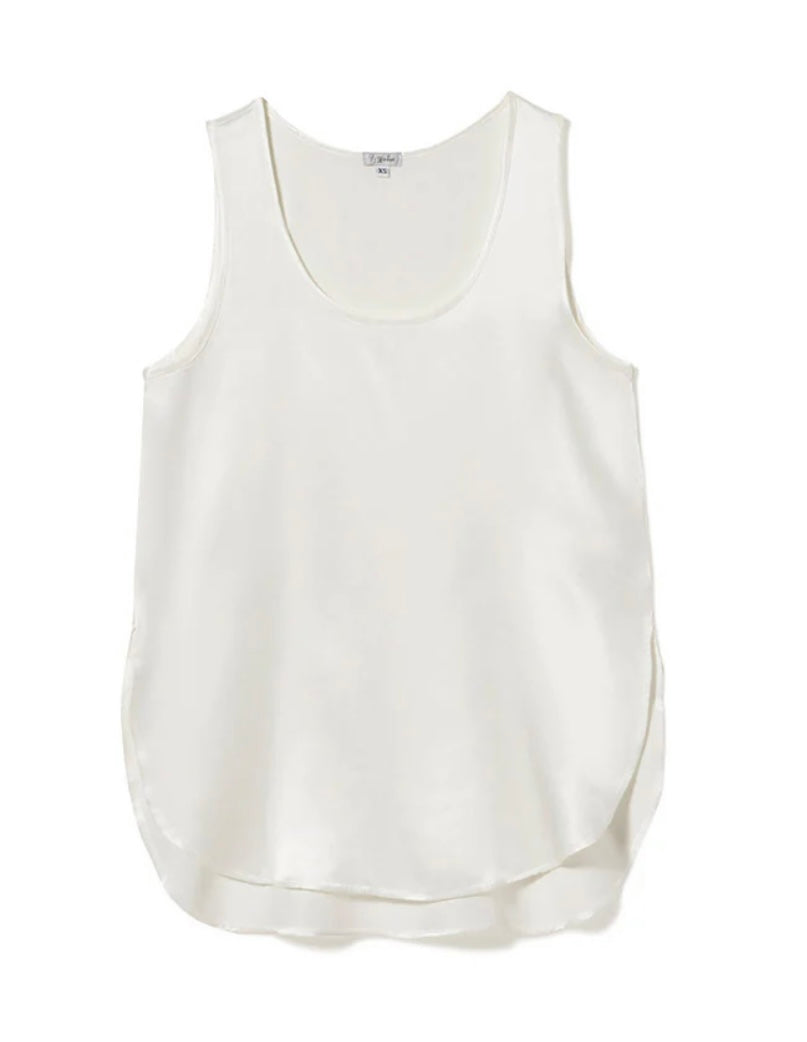 Ivory Satin Tank