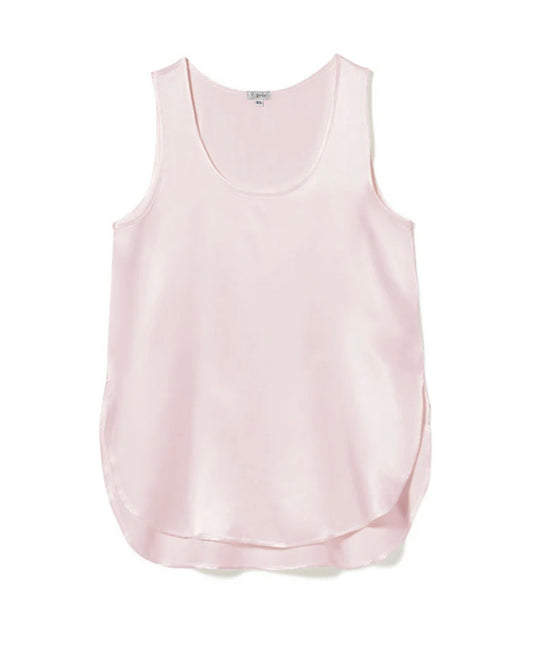 Pink Satin Tank