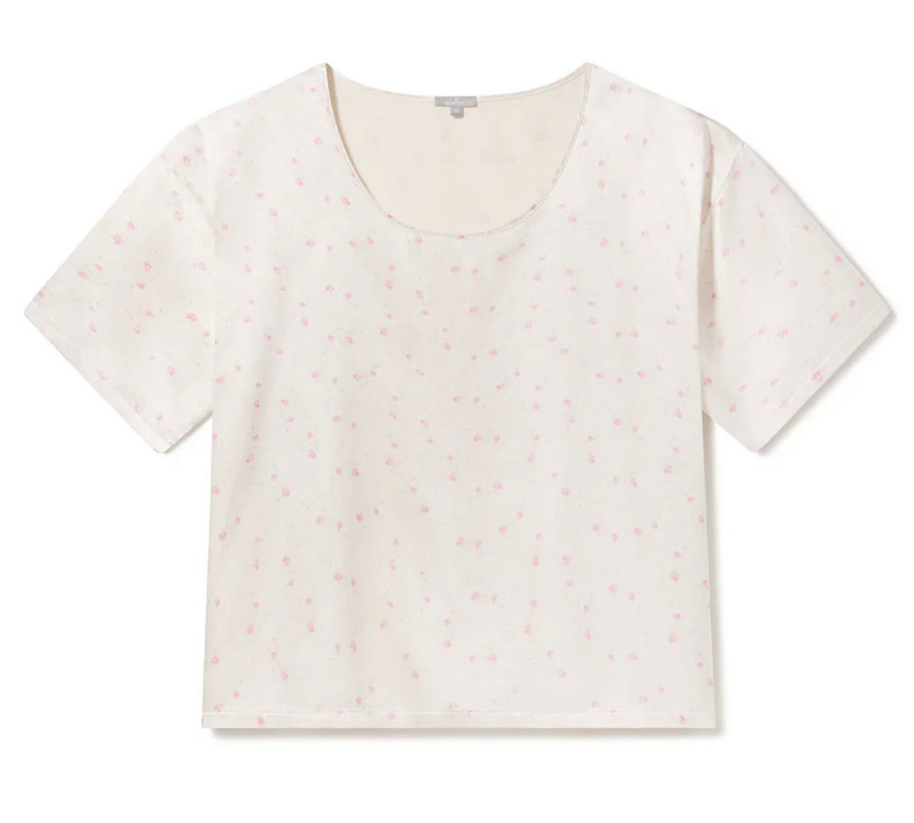 Floral Ditsy Satin Cap Sleeve