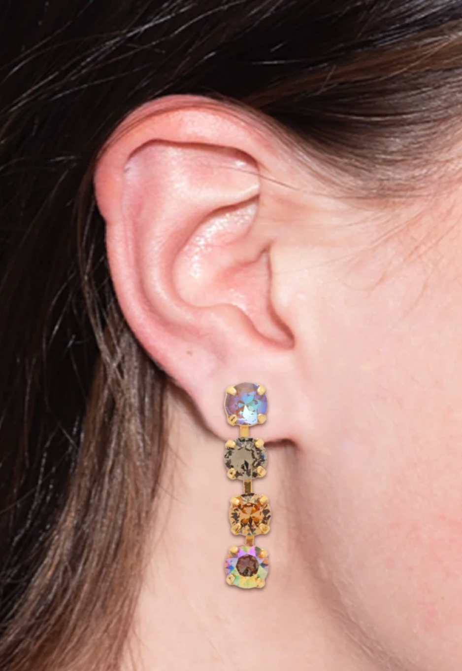 Honey Bourbon Dangle Earring