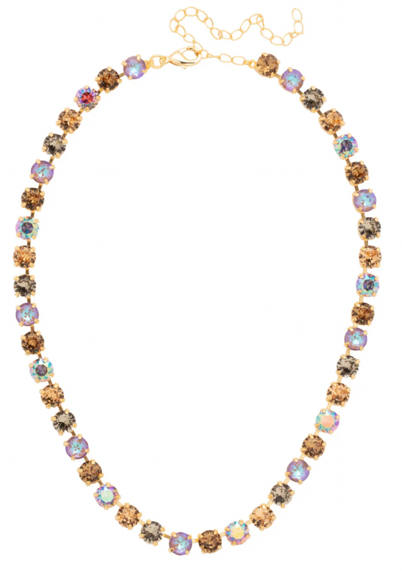 Honey Bourbon Tennis Necklace