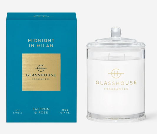 GLASSHOUSE Midnight in Milan Candle 13.4 oz