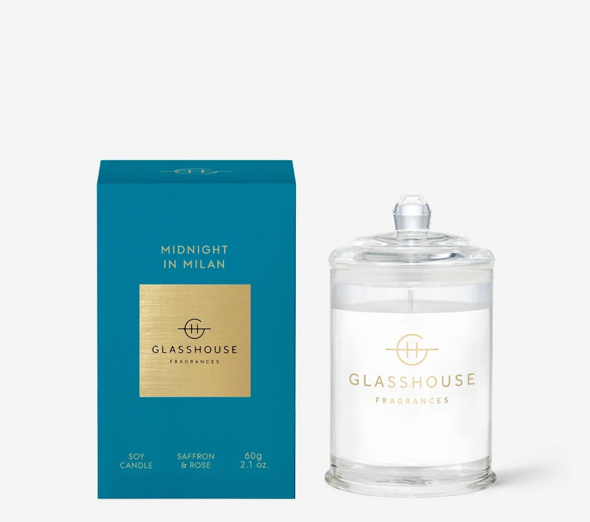GLASSHOUSE Midnight in Milan Candle 2.1 oz